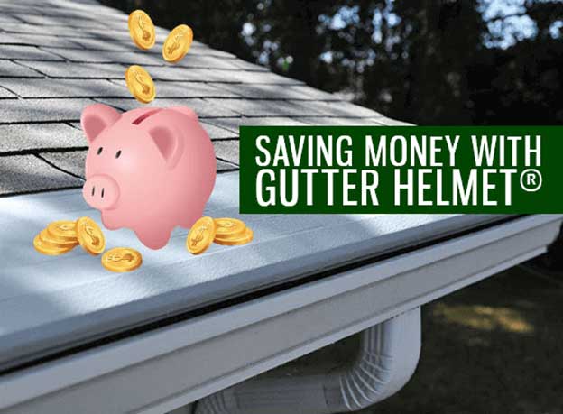 Saving money with gutter helmet