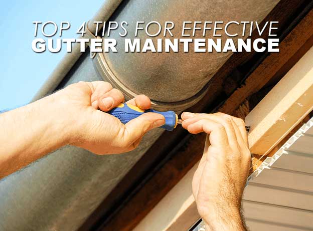 Effective gutter maintenance
