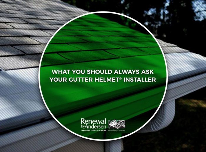 Infographics What You Should Always As Your Gutter Helmet Installer