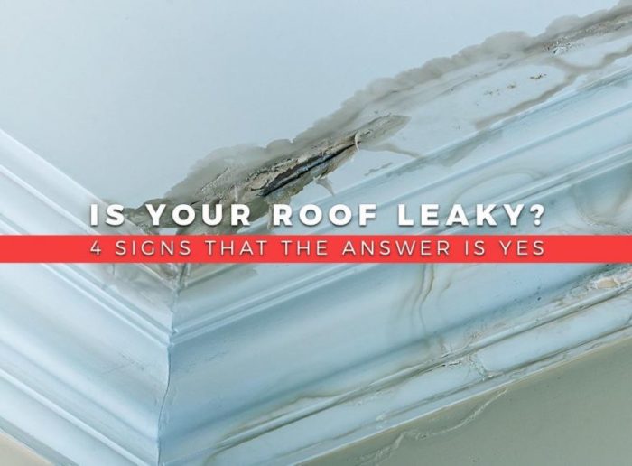 Picture of leaky roof